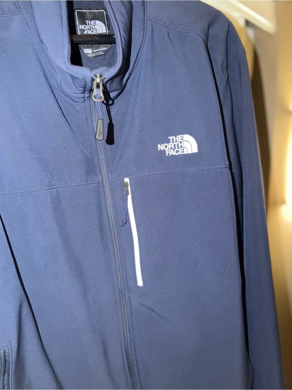 The North Face Apex WindWall Soft Shell Jacket Navy Full Zip Men’s XXL